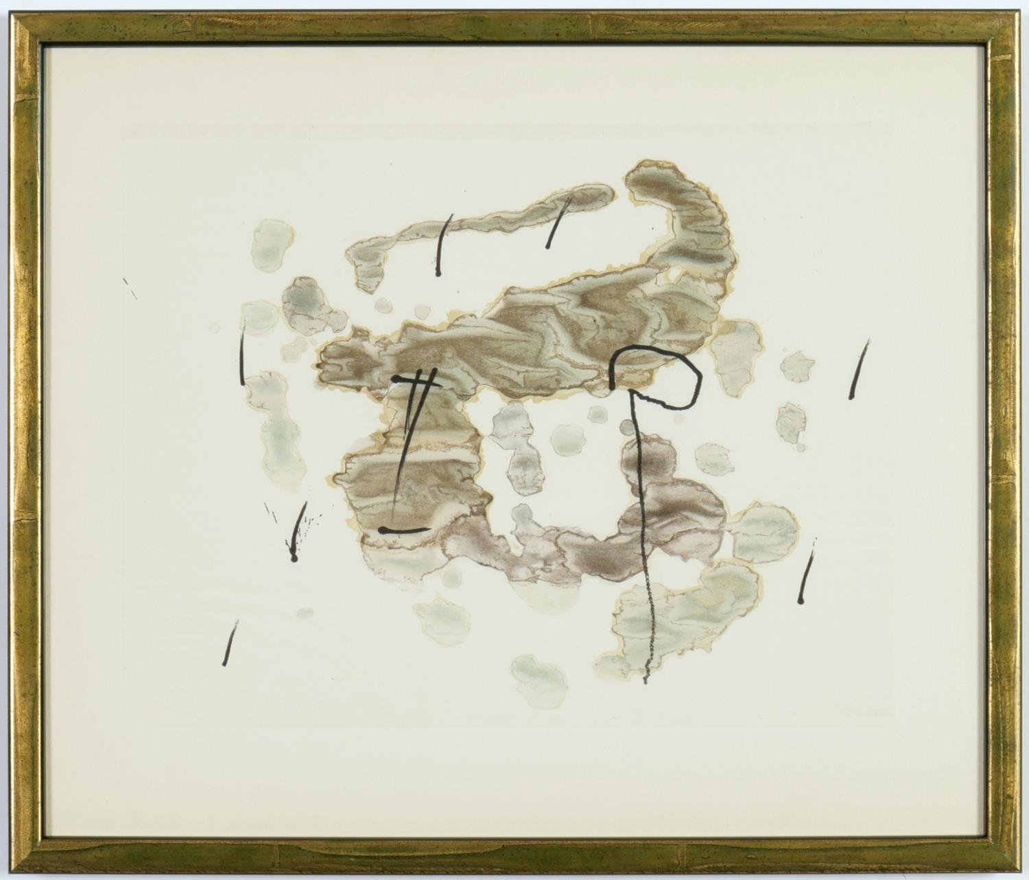 JOAN MIRO, a set of nine lithographs from Trace sur L'Eau, (Trace on the watercolour) ref Mourlot 82 - Image 9 of 10