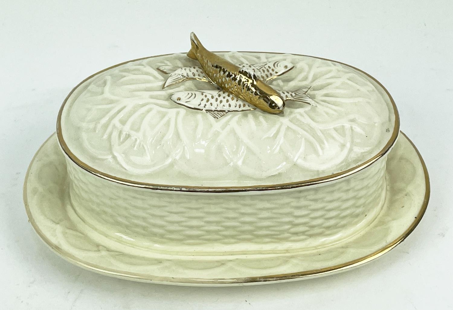 SARDINE DISHES, a collection of fifteen, various designs and patterns. (15) - Image 19 of 20