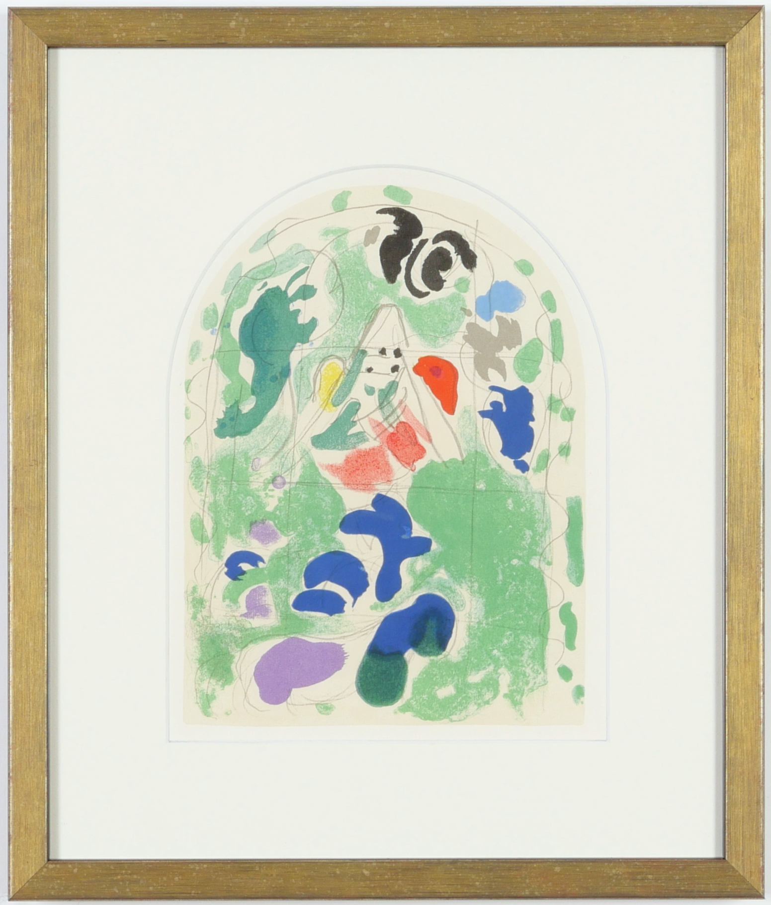 MARC CHAGALL, The Twelve Tribes, twelve lithographs in colour, printed in Paris by Mourlot 1962, - Image 7 of 13
