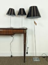 LUCEPLAN CONSTANZA FLOOR LAMP AND A PAIR OF TABLE LAMPS, by Paolo Rizzato, floor lamp 148cm tall,