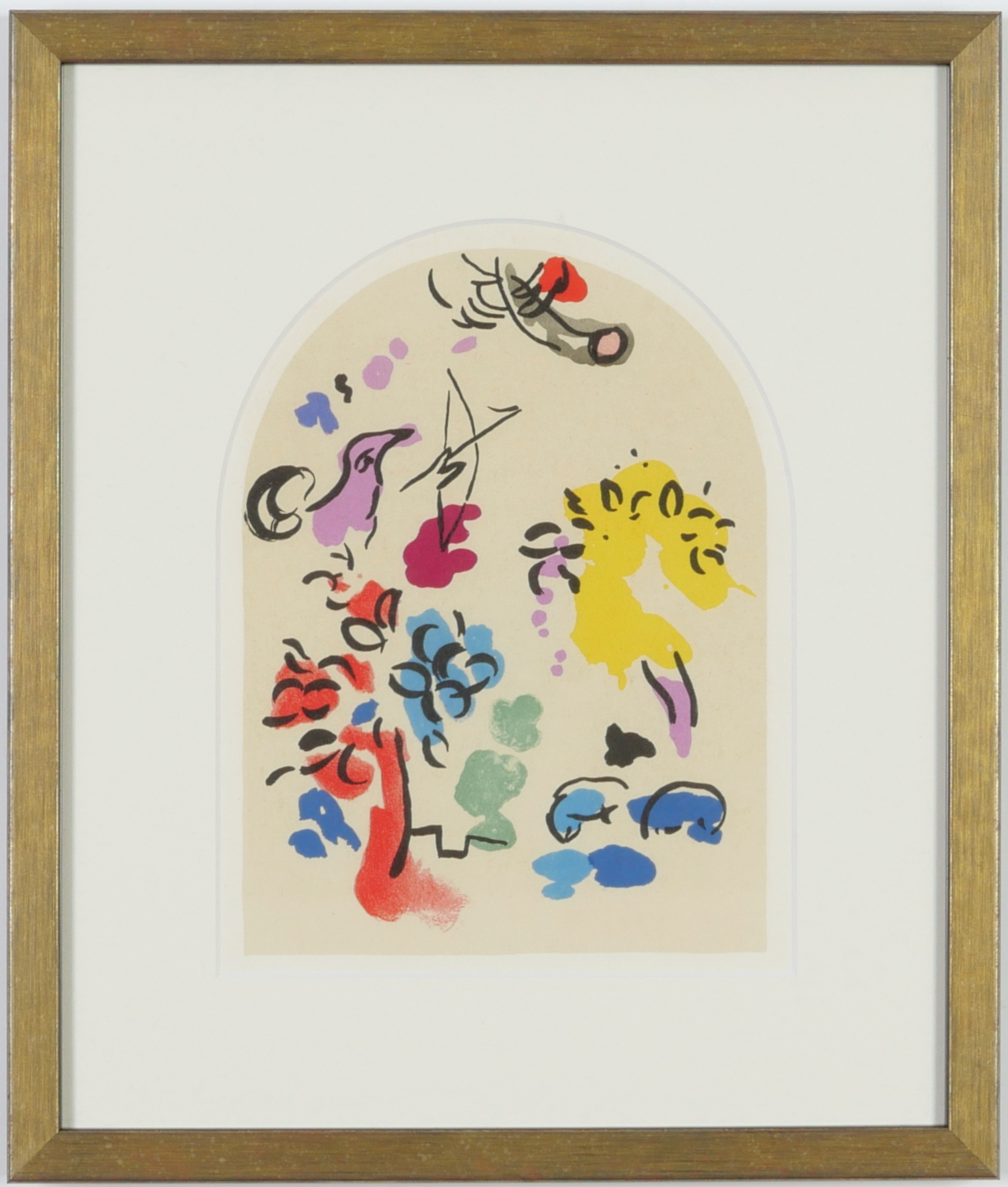 MARC CHAGALL, The Twelve Tribes, twelve lithographs in colour, printed in Paris by Mourlot 1962, - Image 6 of 13