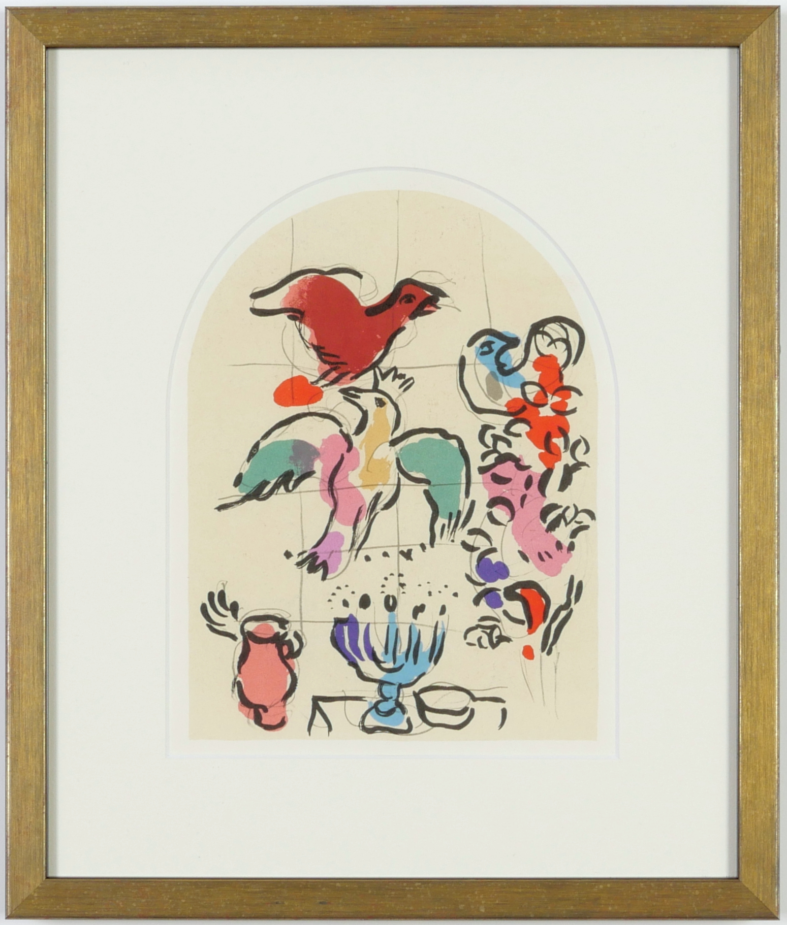 MARC CHAGALL, The Twelve Tribes, twelve lithographs in colour, printed in Paris by Mourlot 1962, - Image 11 of 13