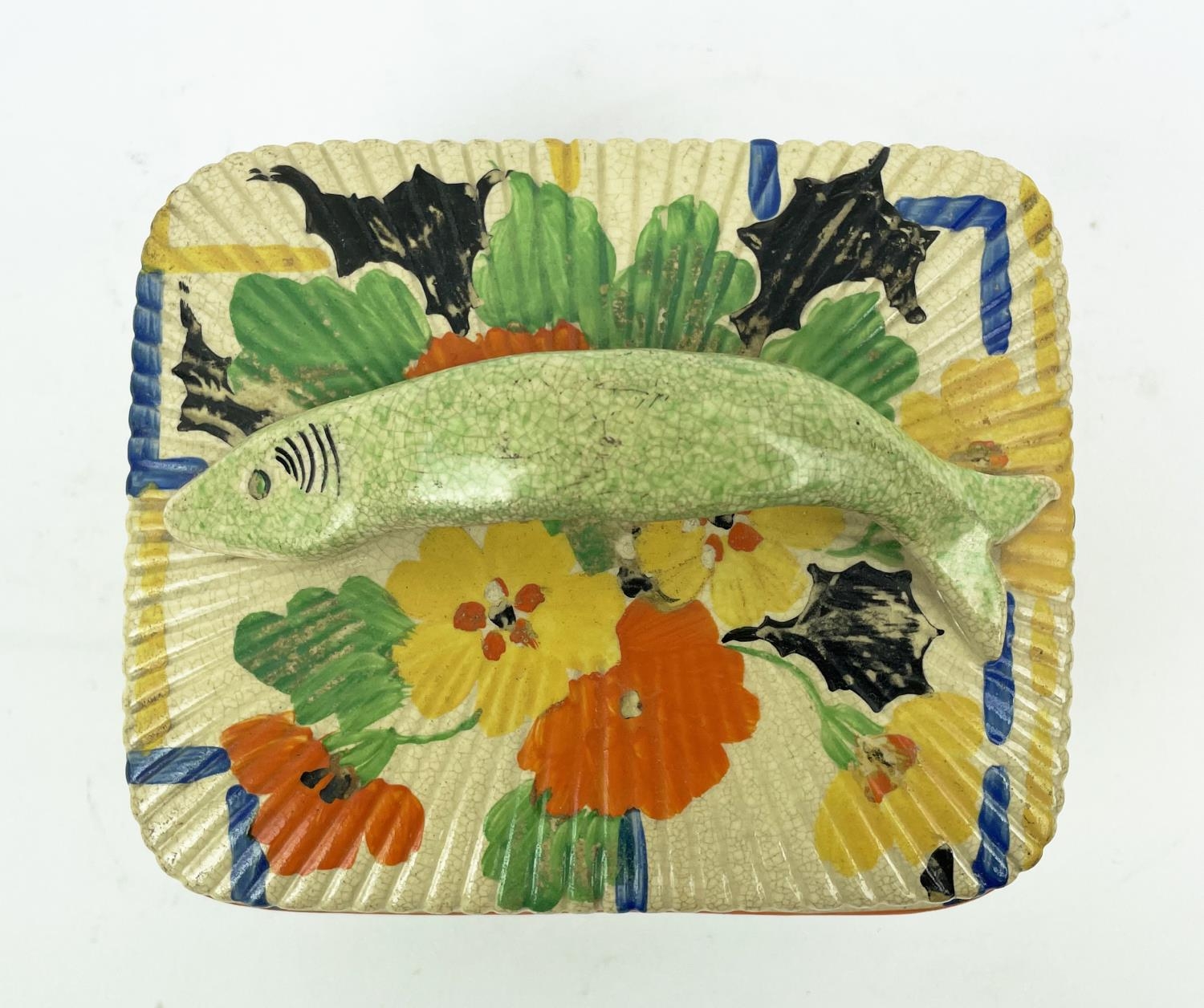 SARDINE DISHES, a collection of fourteen, various designs and patterns. (14) - Bild 43 aus 45