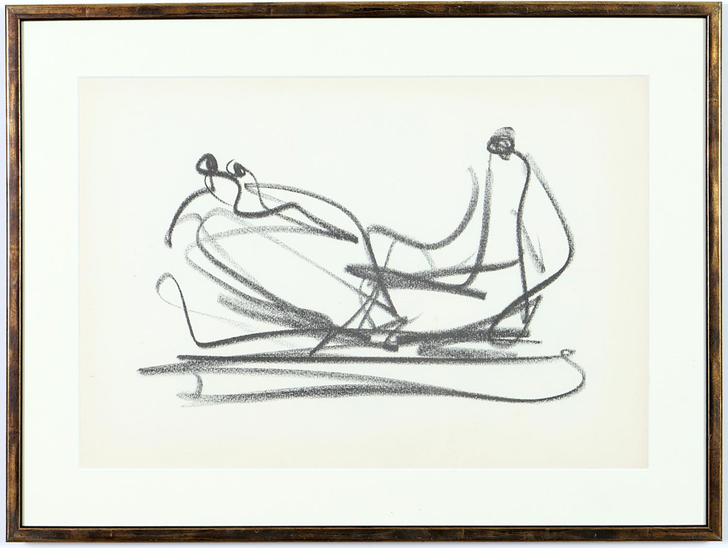 HENRY MOORE, a pair of off set lithographs from the 1954 edition, 30.5cm x 45cm. - Image 3 of 3