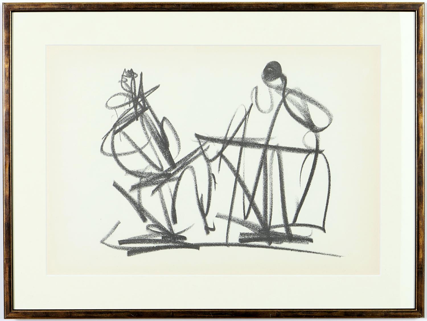 HENRY MOORE, a pair of off set lithographs from the 1954 edition, 30.5cm x 45cm. - Image 2 of 3