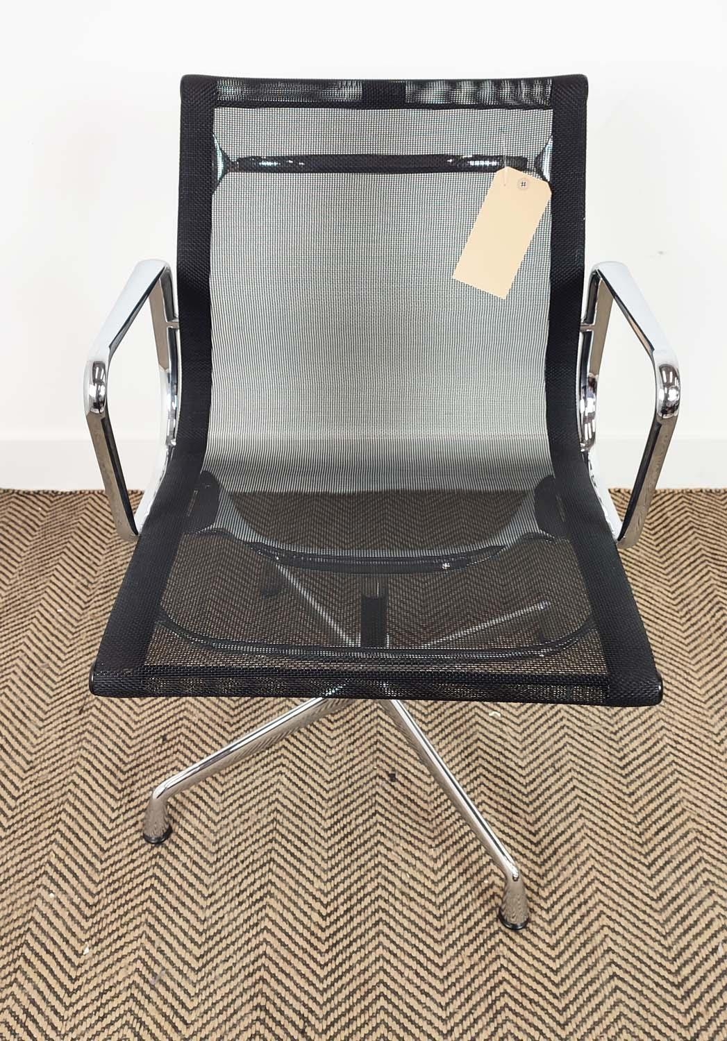 VITRA ALUMINIUM GROUP CHAIR, designed by Charles and Ray Eames, 57cm W x 85cm H, bears label. - Image 3 of 6