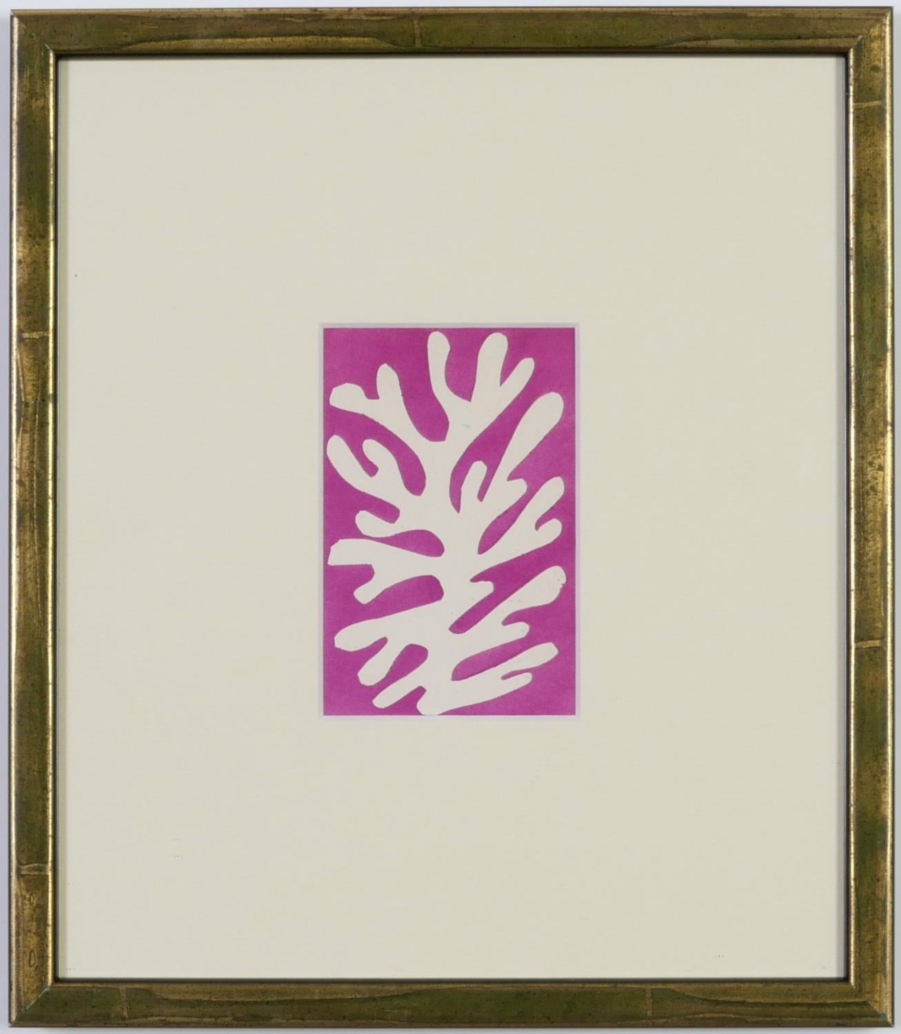 HENRI MATISSE, a set of ten rare hand coloured pochoir, after the decoupage, edition 1000, published - Image 9 of 11