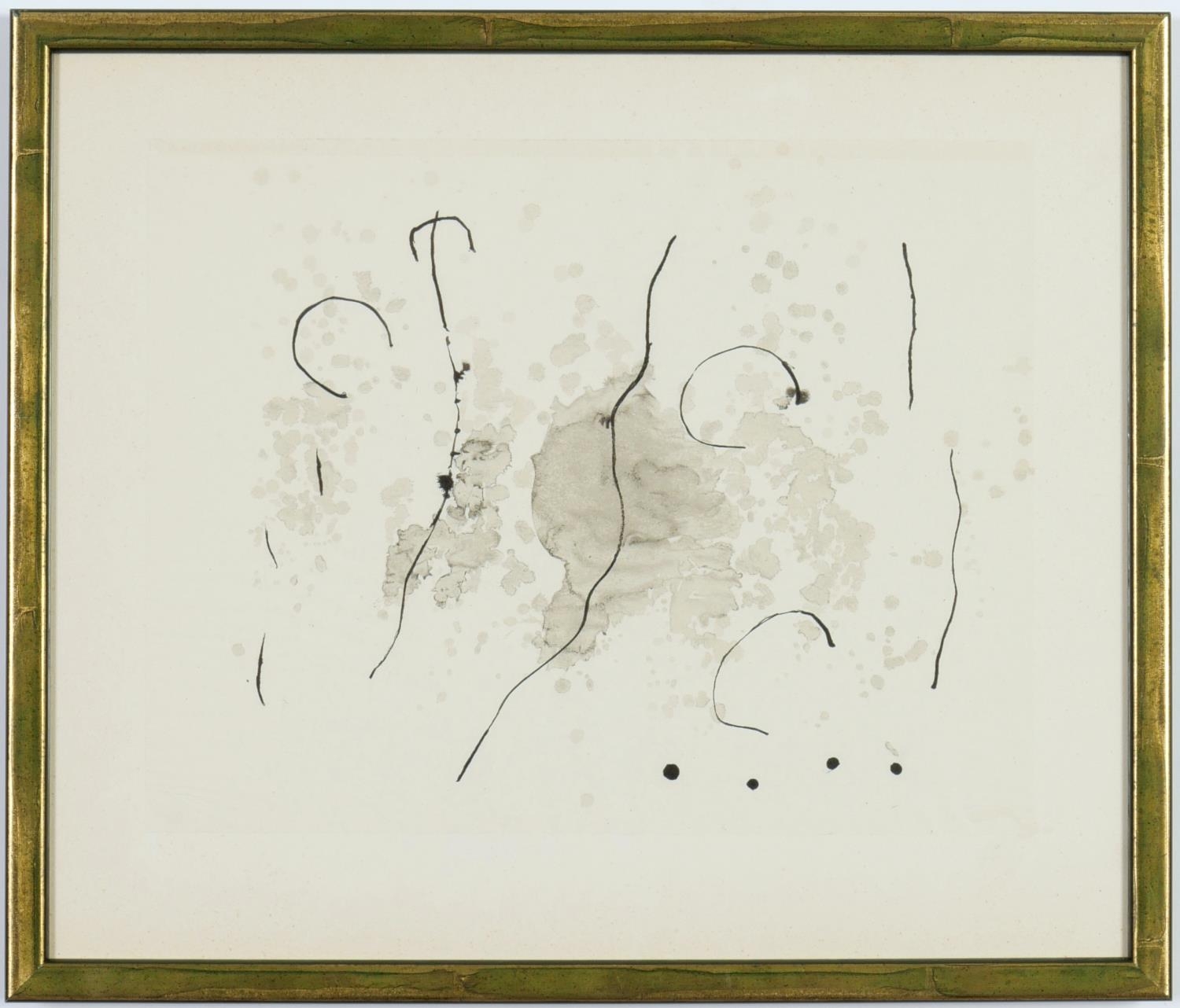 JOAN MIRO, a set of nine lithographs from Trace sur L'Eau, (Trace on the watercolour) ref Mourlot 82 - Image 3 of 10