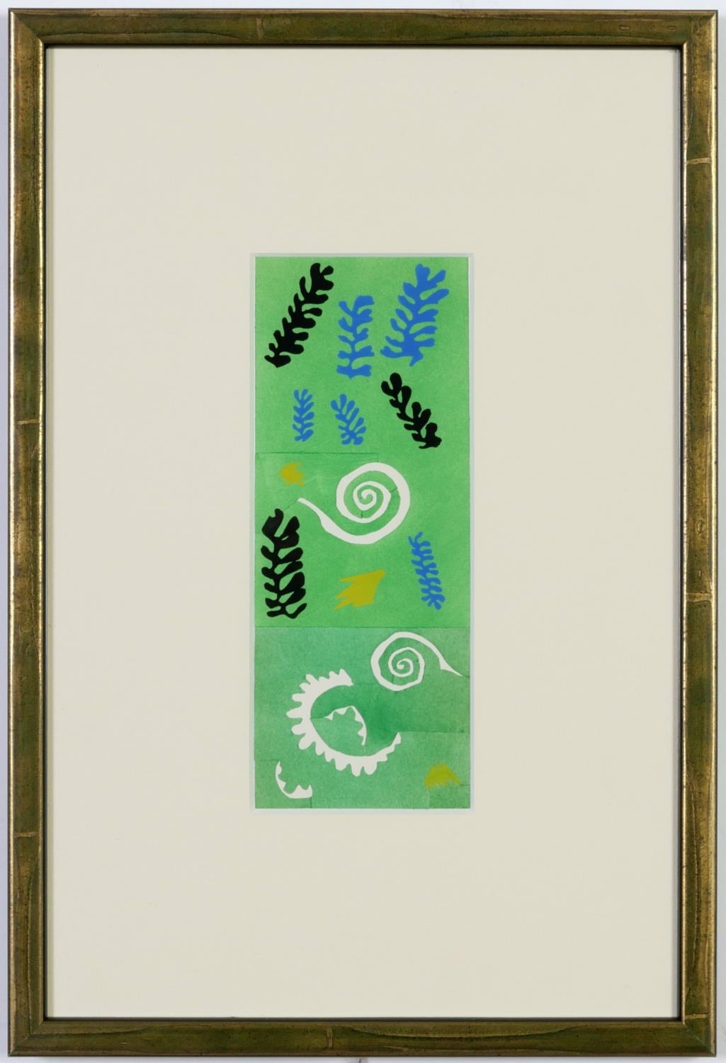 HENRI MATISSE, a set of ten rare hand coloured pochoir, after the decoupage, edition 1000, published - Bild 5 aus 11