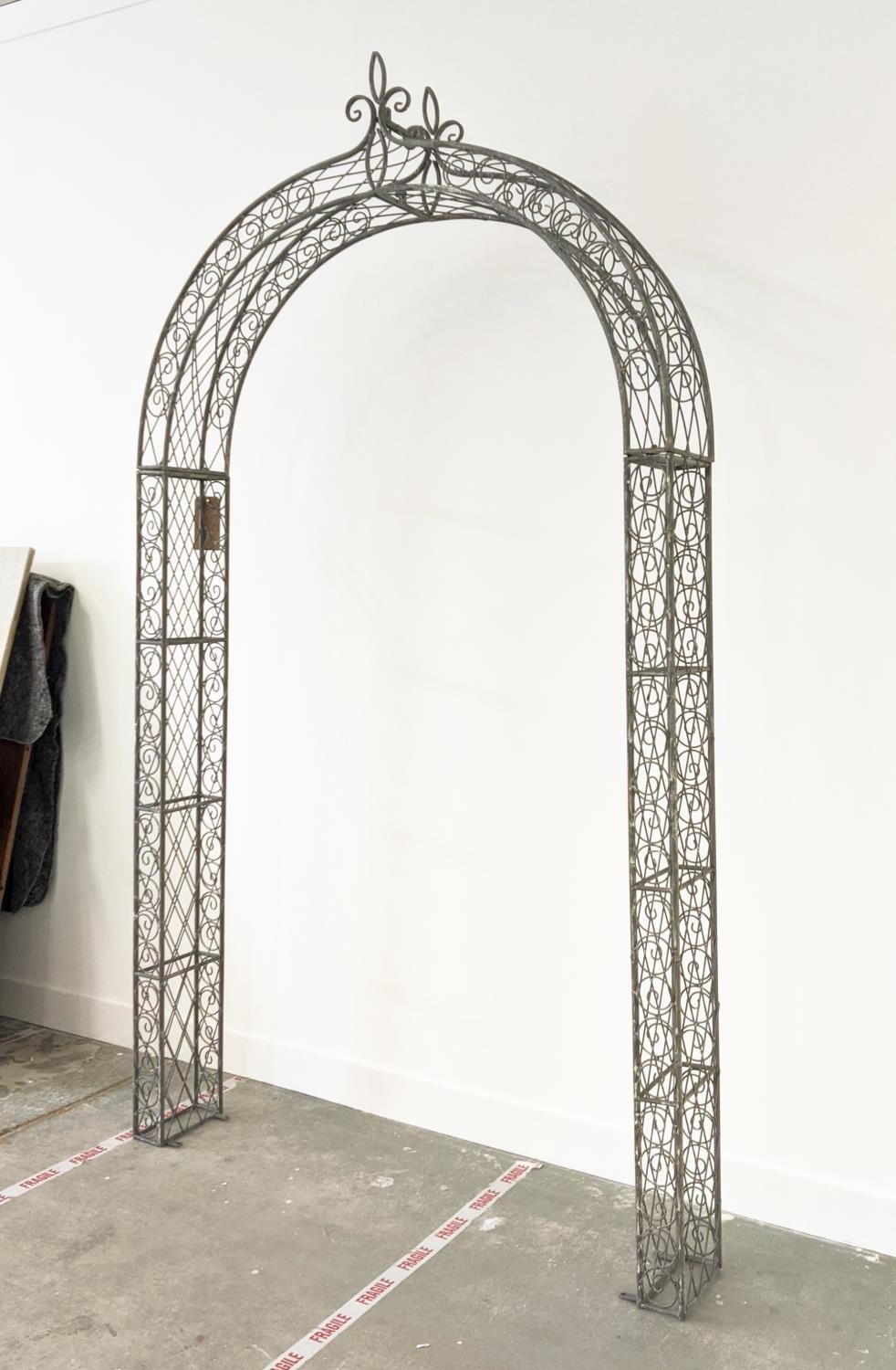 ARCHITECTURAL GARDEN ARBOUR ARCHES, a pair, 245cm H x 130cm W. (2) - Image 2 of 5