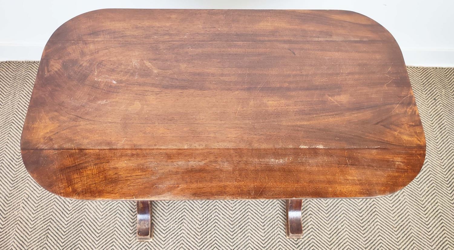WRITING TABLE, Biedermeier walnut with single drawer, 79cm H x 94cm x 53cm. - Image 10 of 14