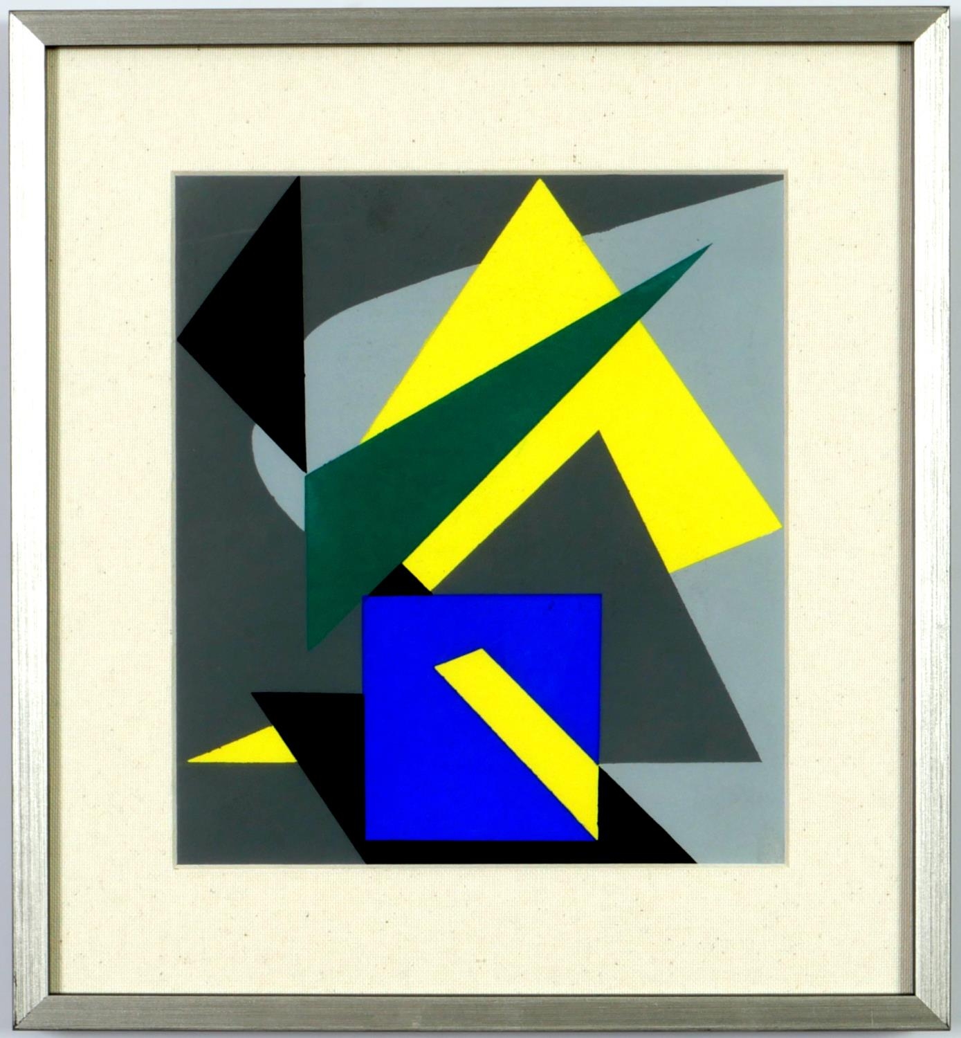 A SET OF NINE ABSTRACT POCHOIR, edition 1500, 1952, Alberto Magnelli et al, 22.5cm x 17.5cm each. ( - Image 6 of 10