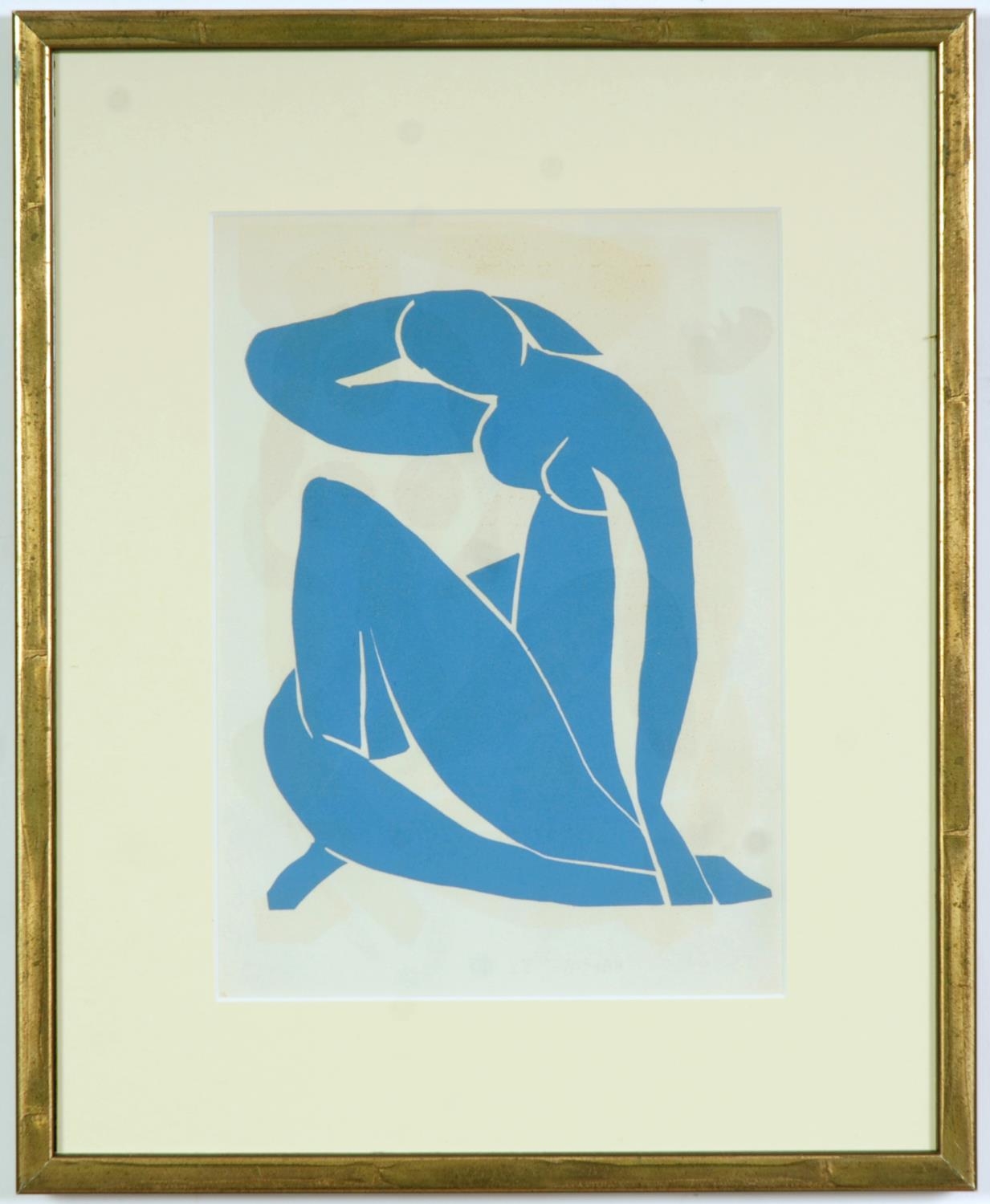 HENRI MATISSE, blue nudes, a set of four lithographs, 1960, 33cm x 25cm each. - Bild 2 aus 5