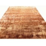 CONTEMPORARY BAMBOO SILK CARPET, 300cm x 250cm.