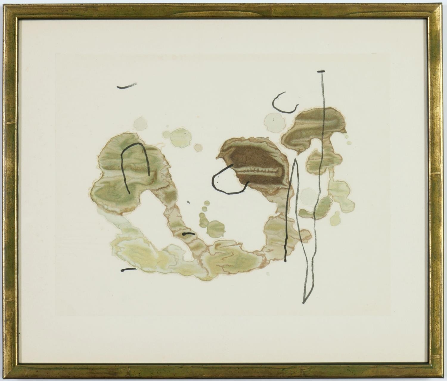 JOAN MIRO, a set of nine lithographs from Trace sur L'Eau, (Trace on the watercolour) ref Mourlot 82 - Image 2 of 10