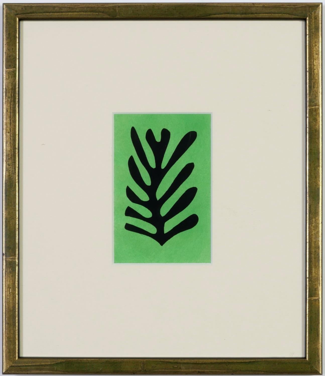 HENRI MATISSE, a set of ten rare hand coloured pochoir, after the decoupage, edition 1000, published - Image 7 of 11