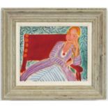 HENRI MATISSE, off set lithograph, Jeune Fille, 25.5cm x 21.5cm.