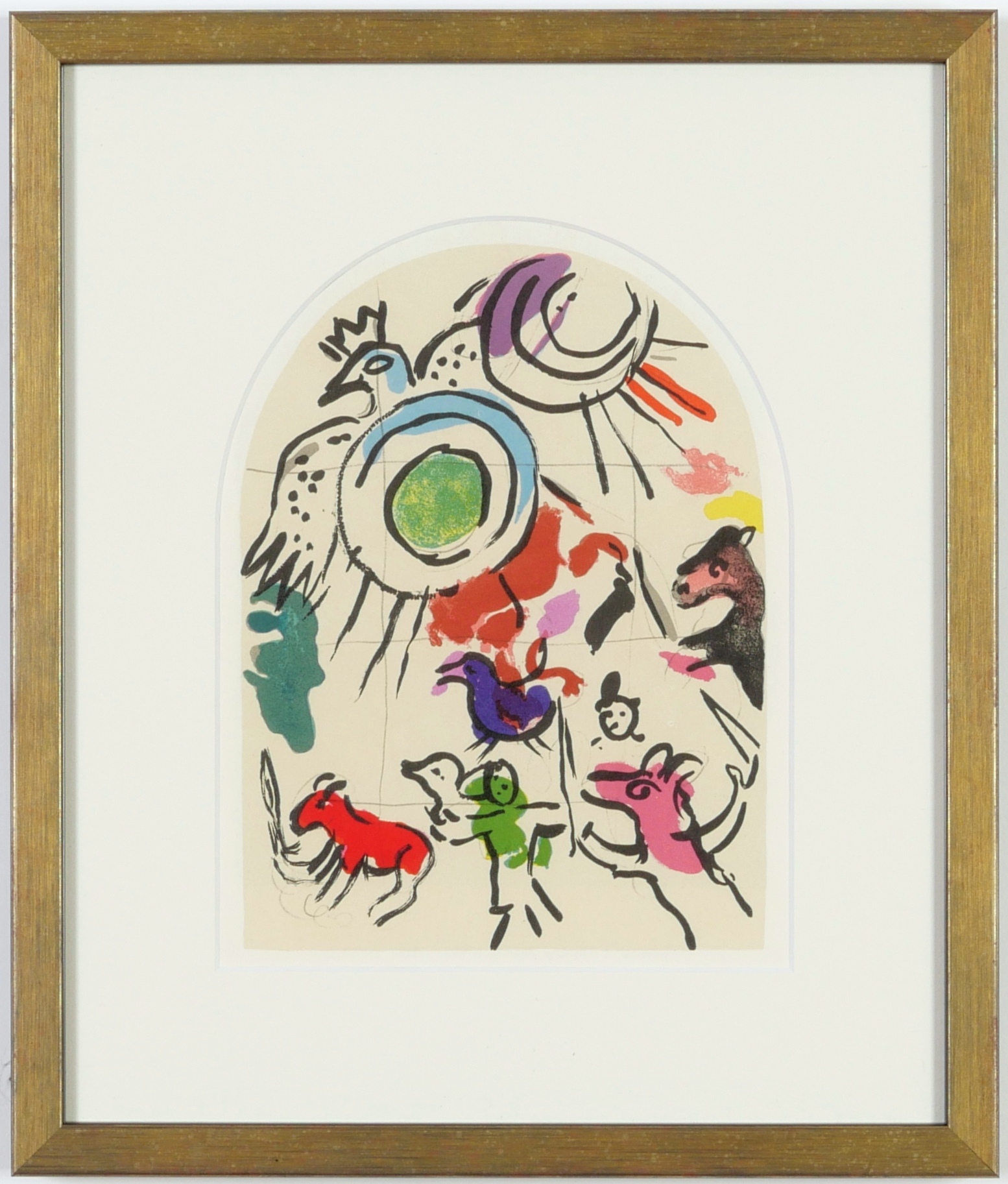 MARC CHAGALL, The Twelve Tribes, twelve lithographs in colour, printed in Paris by Mourlot 1962, - Image 9 of 13