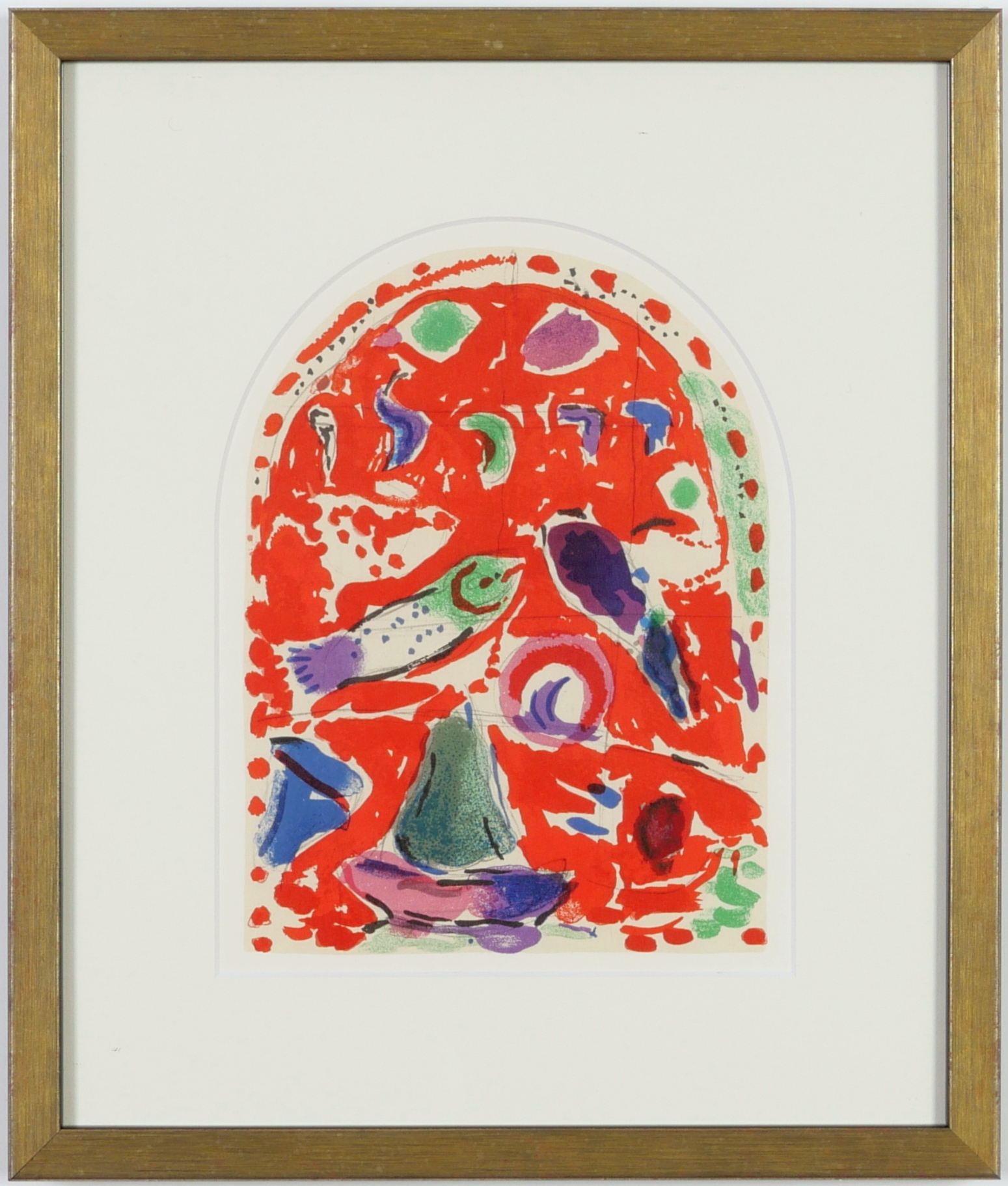 MARC CHAGALL, The Twelve Tribes, twelve lithographs in colour, printed in Paris by Mourlot 1962, - Image 3 of 13