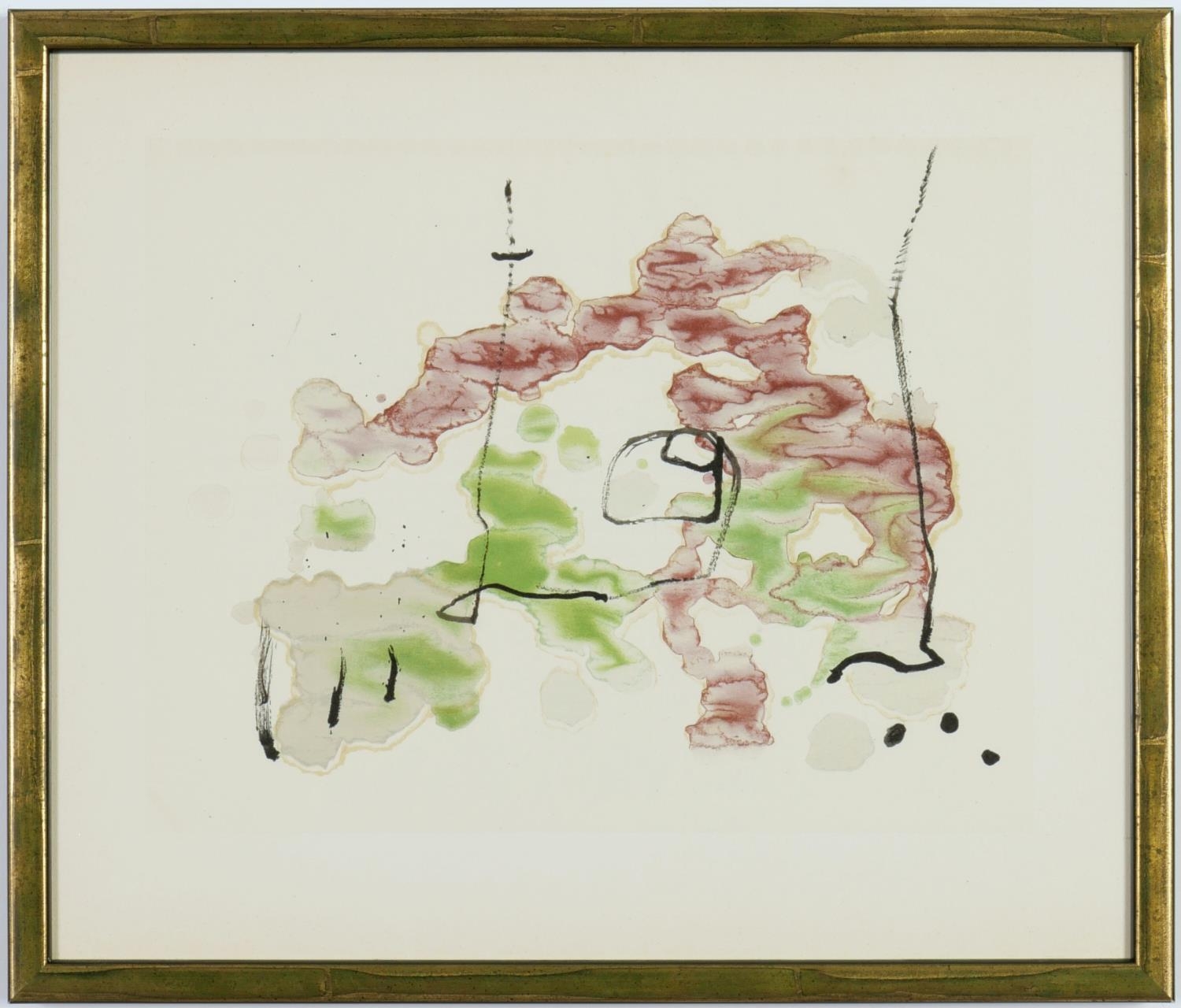 JOAN MIRO, a set of nine lithographs from Trace sur L'Eau, (Trace on the watercolour) ref Mourlot 82 - Image 8 of 10