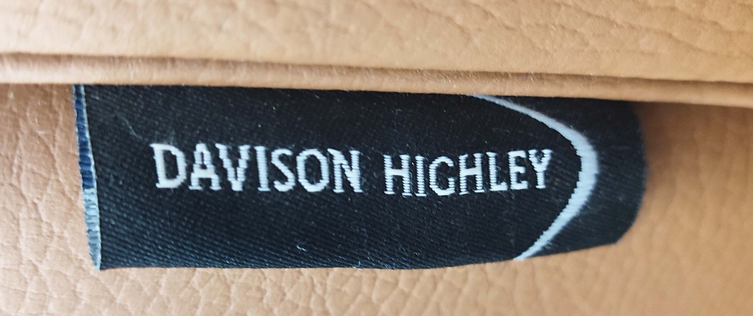 DAVISON HIGHLY SOFA, 142.5cm, tan leather. - Image 7 of 7