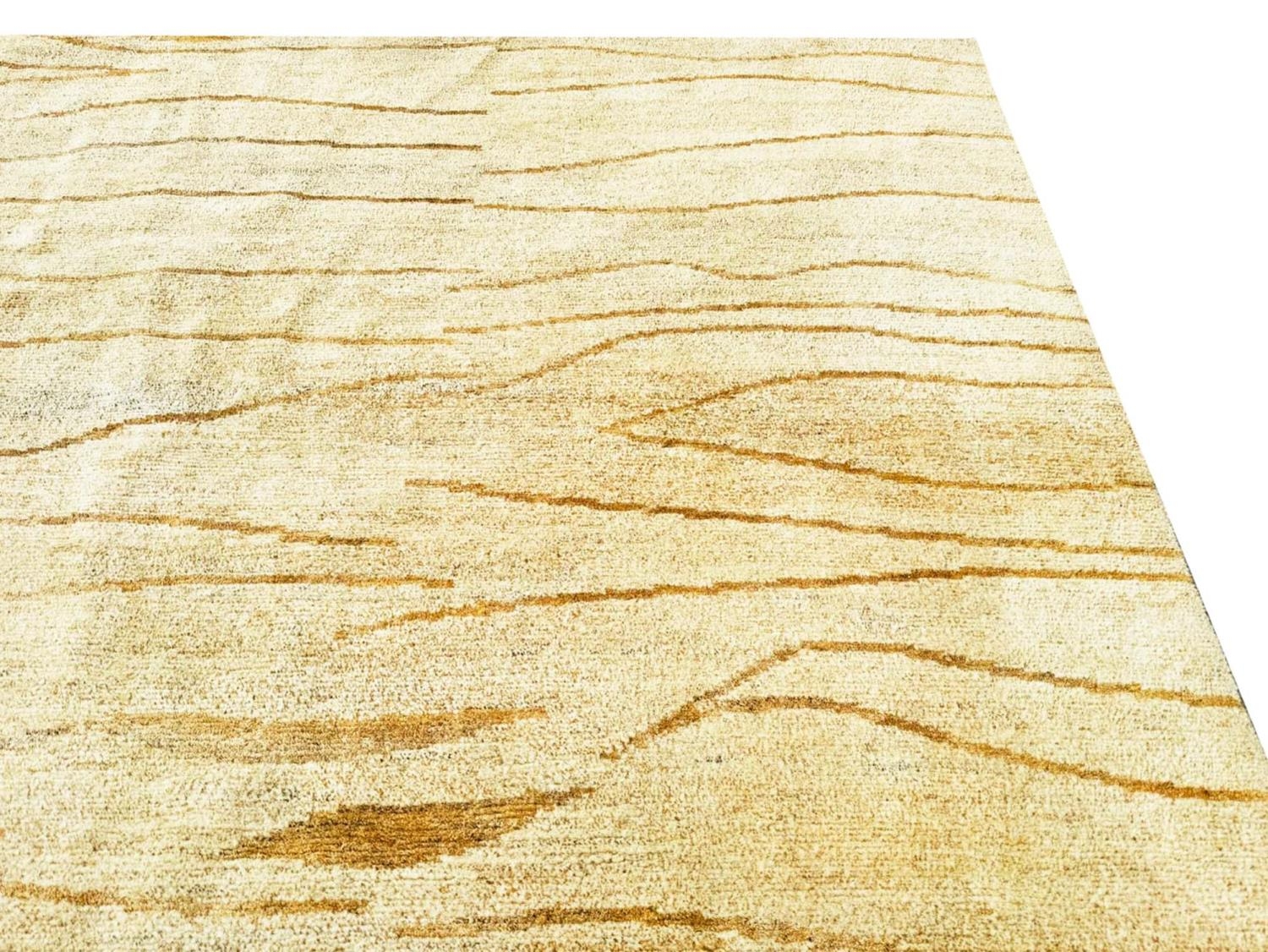 CONTEMPORARY JUTE AND WOOL CARPET, 424cm x 305cm. - Bild 3 aus 3