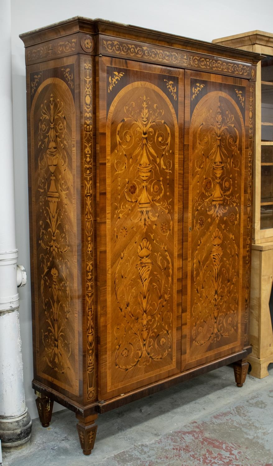 WARDROBE, to match previous lot, 211cm H x 144cm x 54cm. - Image 3 of 10