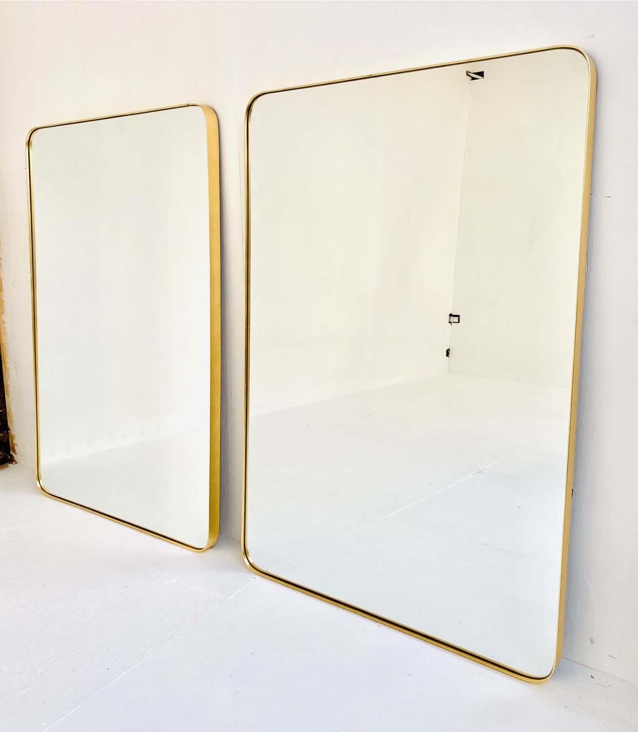 WALL MIRRORS, a pair, 1960s French style, gilt framed, 121cm high x 80cm wide. (2) - Image 2 of 3