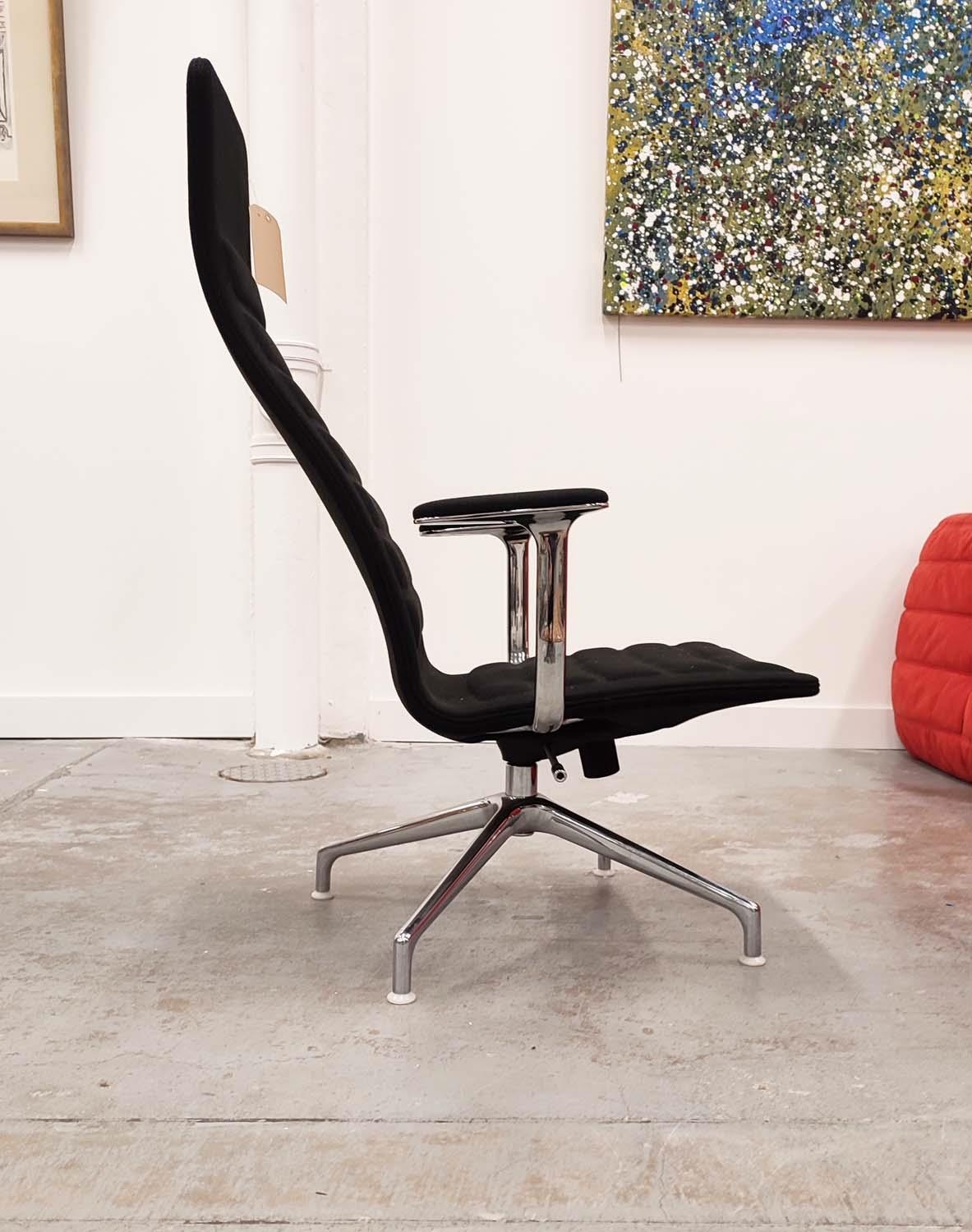 CAPPELLINI LOTUS CHAIR, by Jasper Morrison, black fabric, 67cm W x 110cm H. - Image 6 of 6