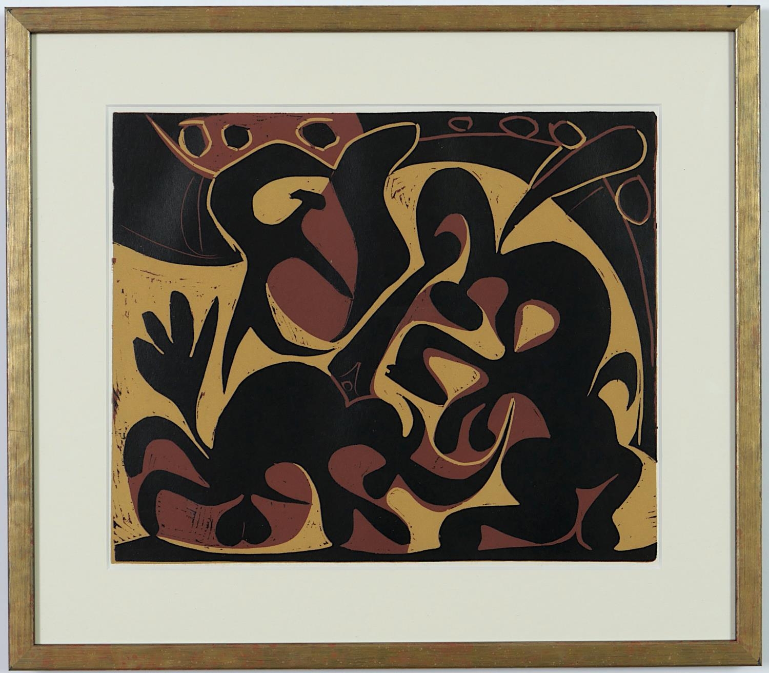 PABLO PICASSO, a set of four linocuts, 1962, suite linogravures, 32.5cm x 27cm. - Bild 5 aus 5