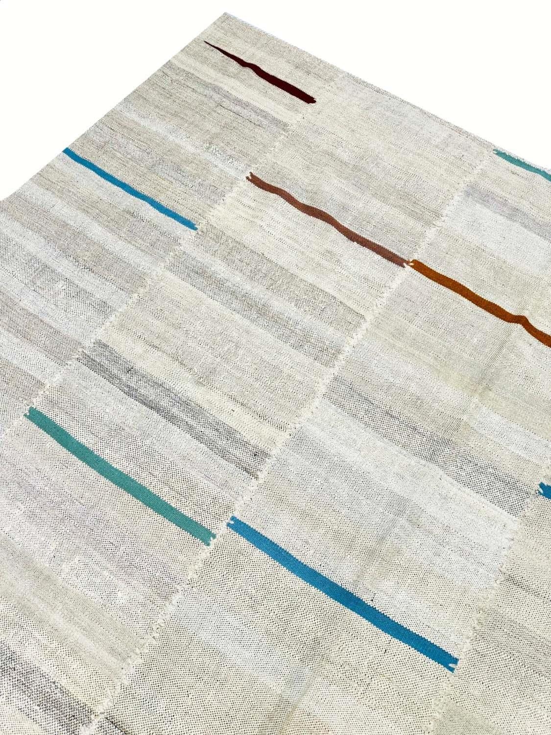 CONTEMPORARY RUFARSHI KILIM, 296cm x 230cm. - Image 4 of 4