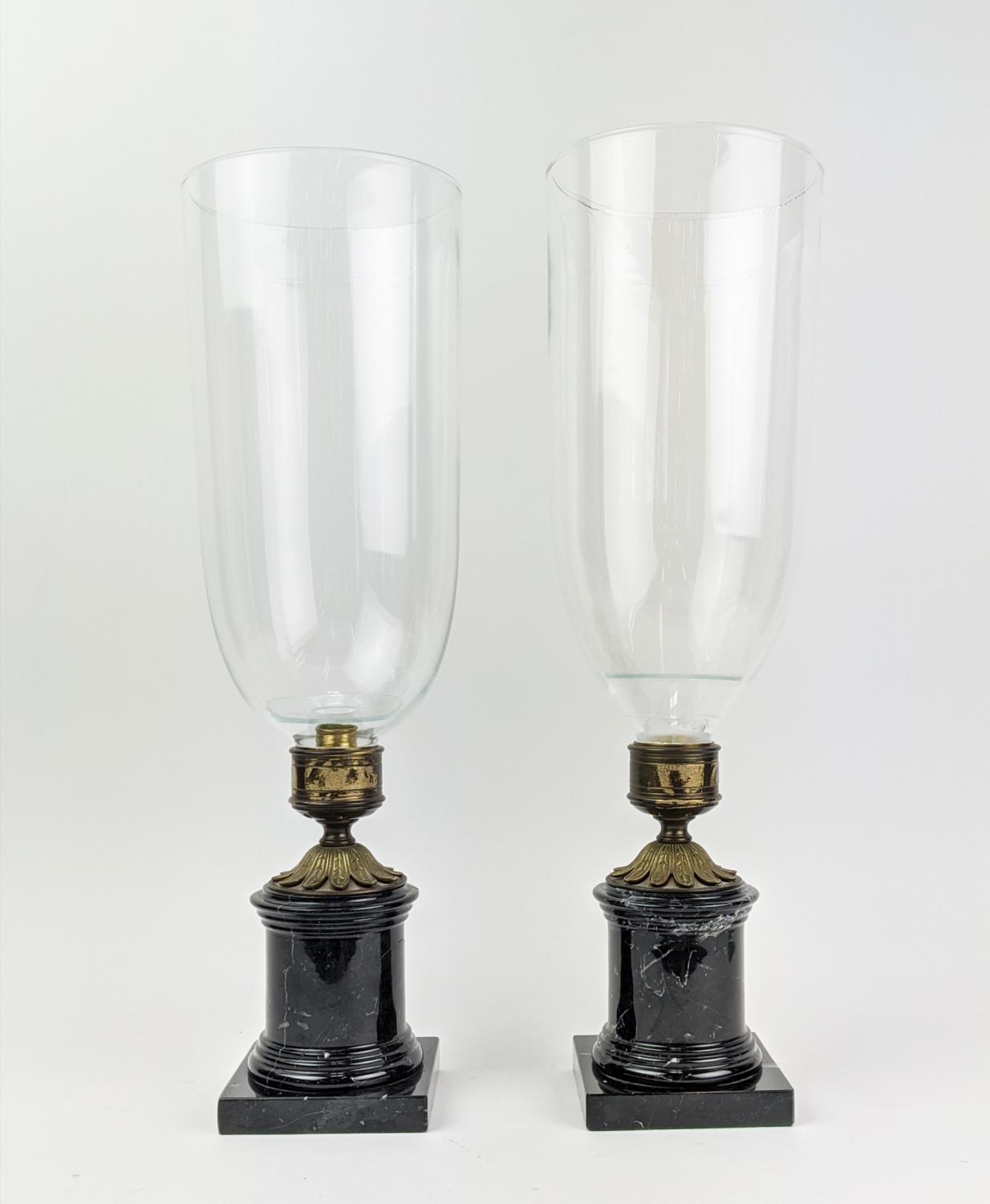 STORM LANTERNS, a pair, Regency design, 51cm H. (2)