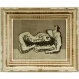 HENRY MOORE, Reclining Figure lithograph, edition 575 1975, San Lazzaro, 26cm x 35.5cm, French