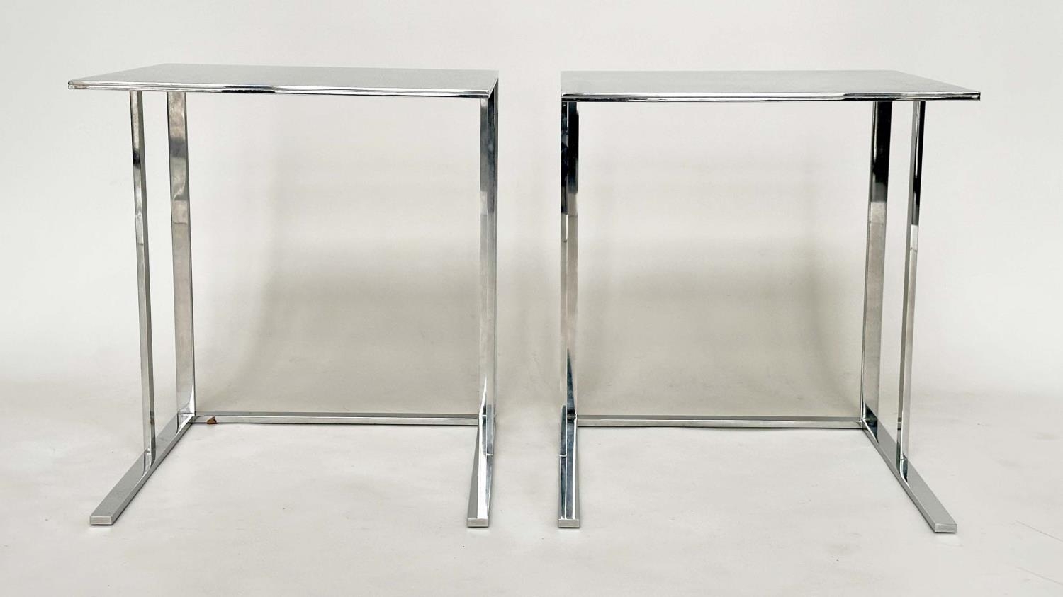B&B ITALIA MAXALTO ELLOS TABLES, a pair, by Antonio Citterio with applied label, 52cm H x 46cm W x - Image 7 of 8