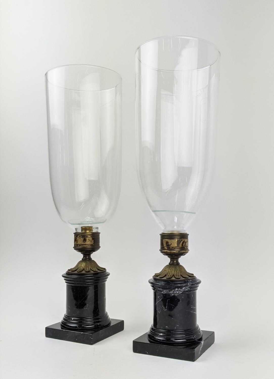 STORM LANTERNS, a pair, Regency design, 51cm H. (2) - Image 2 of 8