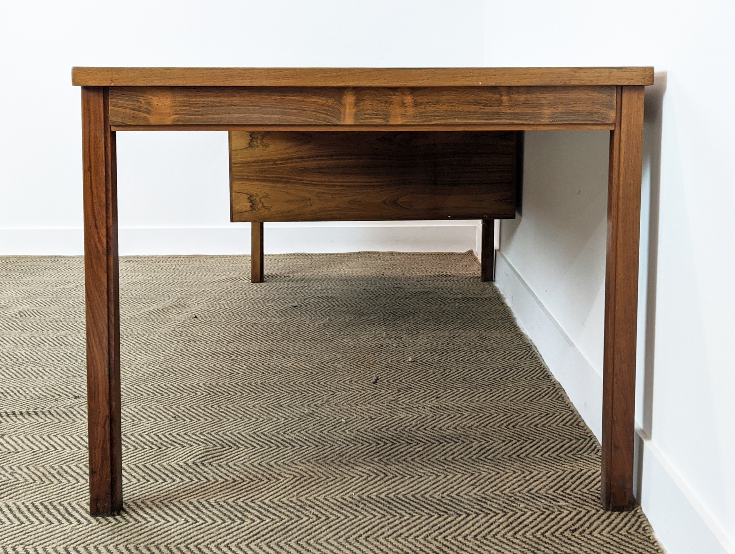 DESK, 171cm x 85.5cm x 73cm approx., with three drawers to one side. - Image 5 of 14