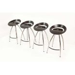 MAGIS LYRA STOOLS, a set of four, by Design Group Italia, 79cm H each approx. (4)