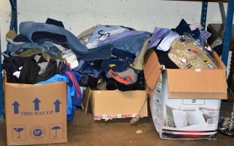LARGE QUANTITY OF VARIOUS CLOTHING, SOME WITH TAGS LIKE NEW