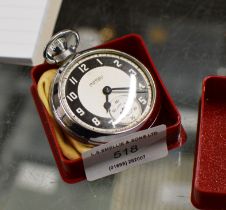 INGERSOLL CHROME FINISHED POCKET WATCH