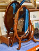 2 MAHOGANY DRESSING MIRRORS