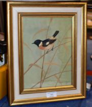 SMALL GILT FRAMED WATERCOLOUR OF A BIRD, BY RALSTON GUDGEON