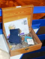 BOX CONTAINING ASSORTED COINAGE