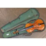 VIOLIN WITH BOW AND CASE