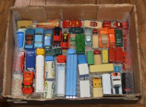 BOX WITH VARIOUS MODEL VEHICLES