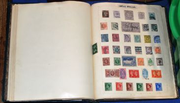 ALBUM OF GB AND WORLD STAMPS
