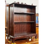 STAG MAHOGANY OPEN BOOKCASE