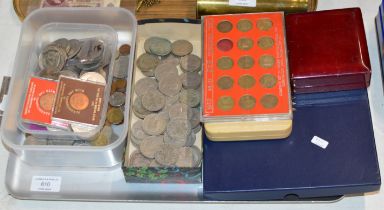 TRAY WITH VARIOUS COINAGE