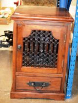 RUSTIC STYLE CUPBOARD WITH SINGLE DRAWER