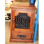 RUSTIC STYLE CUPBOARD WITH SINGLE DRAWER