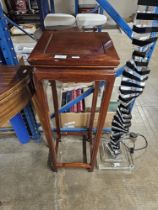 CHINESE MAHOGANY STYLE PLANT STAND